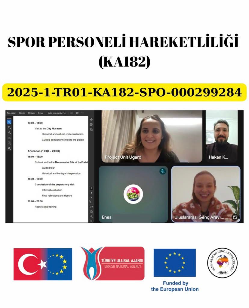 Erasmus+ KA182 Spor Personeli Hareketliliği kapsamında yürütülen Engelleri Aşan Spor projesi için bilgilendirme toplantısı gerçekleştirildi.
