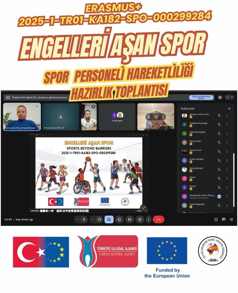 Engelleri Aşan Spor Projemiz İçin Hazırlık Toplantısı Gerçekleştirildi!
