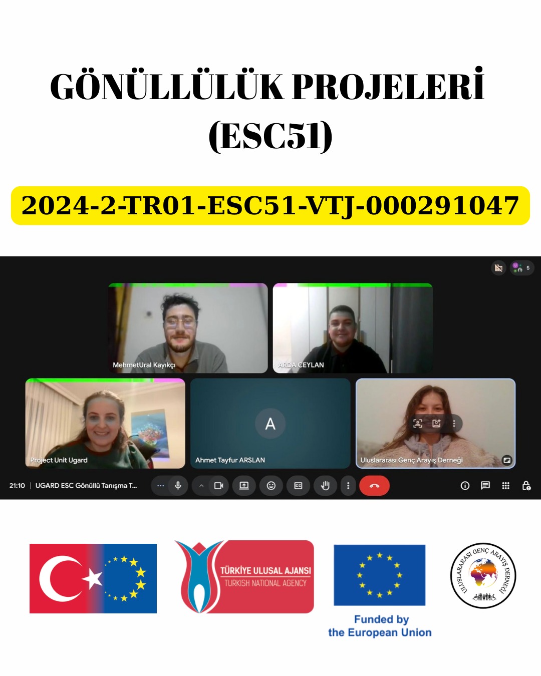 ESC Gönüllülük Projemiz Kapsamında Tanışma ve Hazırlık Toplantısı Gerçekleştirildi!