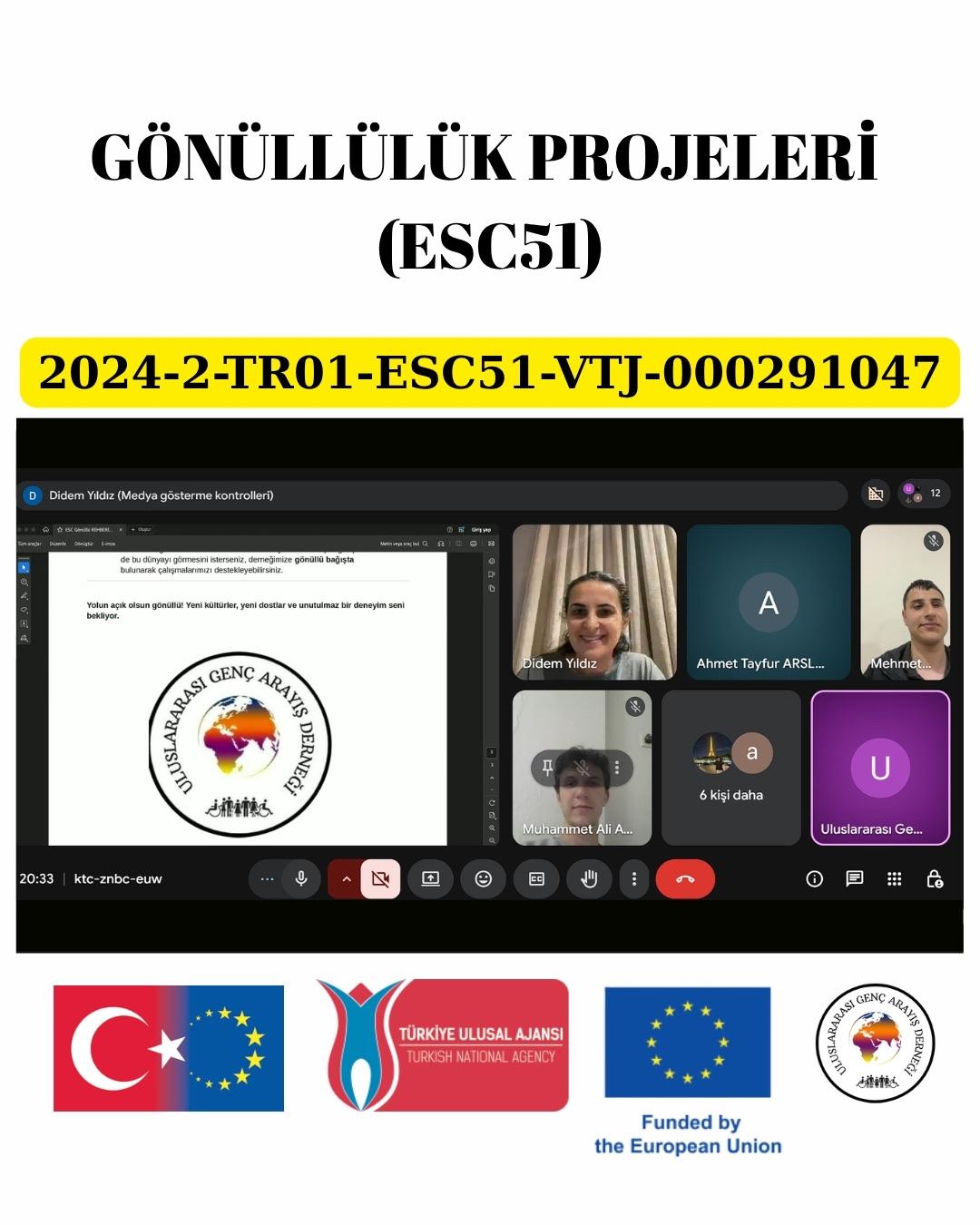 Kuzey Makedonya ESC Gönüllülüğü Öncesi Çevrim İçi Hazırlık Toplantısı Gerçekleştirildi!